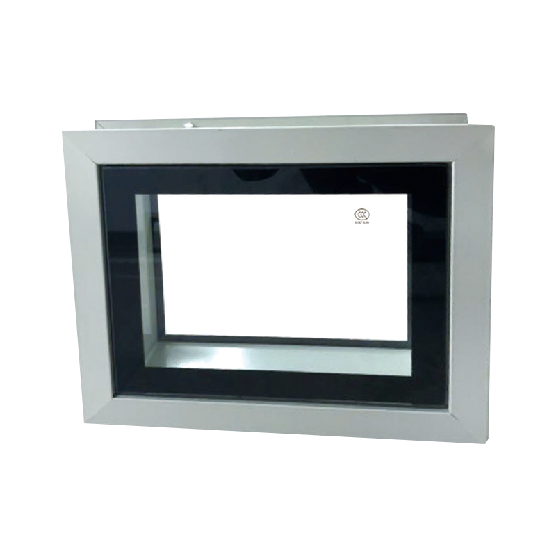 Clamped double-glazed window