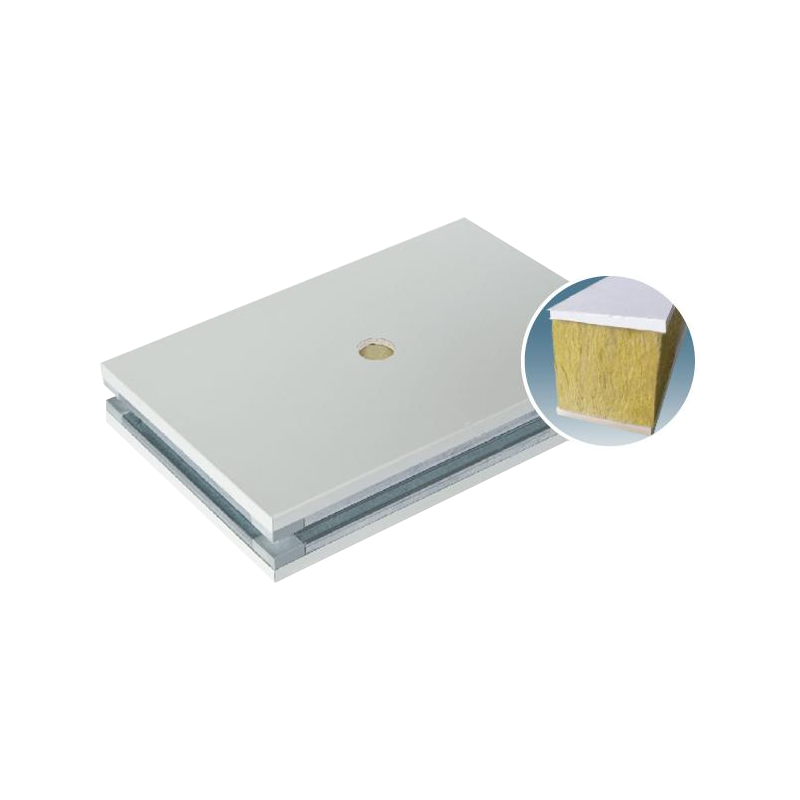 Gypsum rock wool manual cleanroom panel