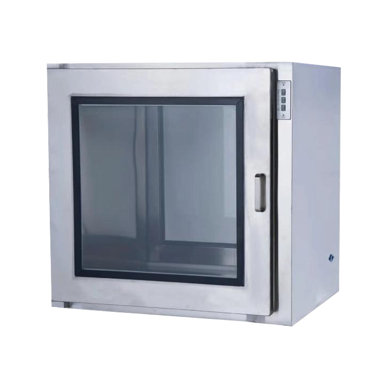 Electronic interlock pass-through window