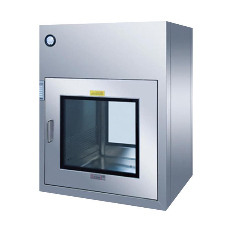 Self-cleaning pass-through window