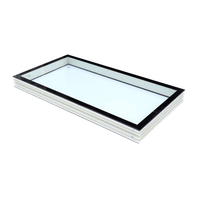 Center-mounted double-glazed window