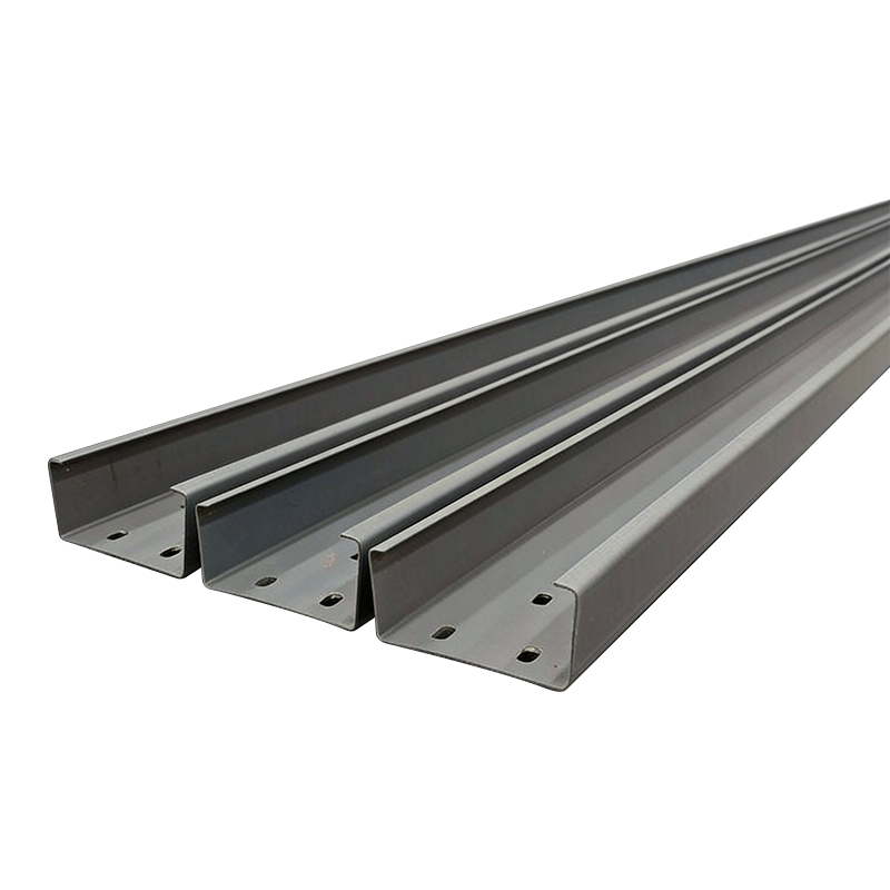 C-shaped steel purlins