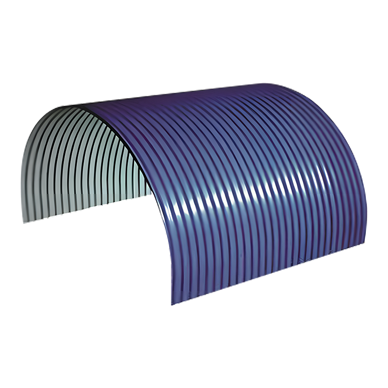 Arched corrugated sheet