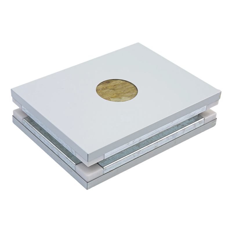 Rock wool manual cleanroom panel